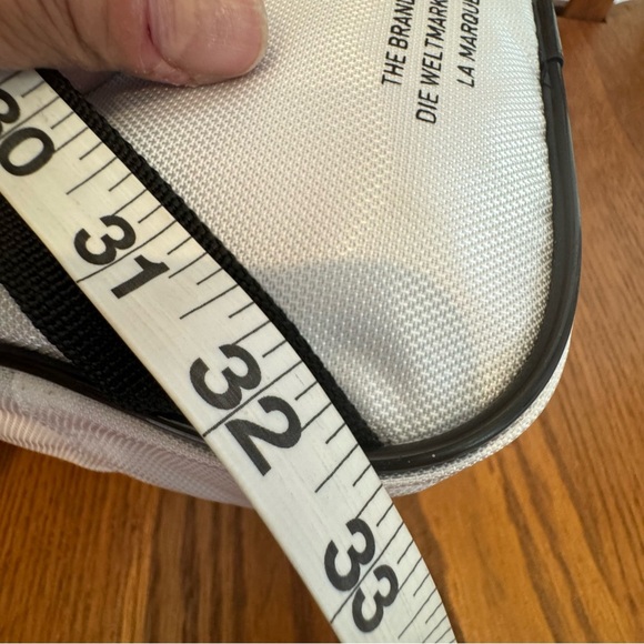 Adidas Santiago Mini Backpack White Black Adjustable Strap Handle Pockets - Picture 11 of 15